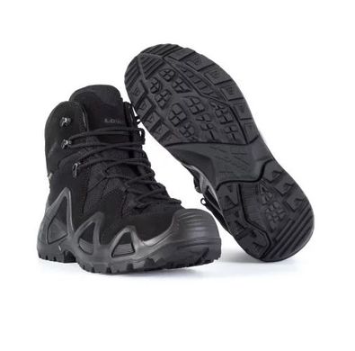 Ботинки тактические Lowa Zephyr GORE-TEX® MID TF Реплика BLACK