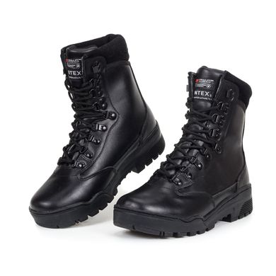 Берцы зимние MIL-TEC TACTICAL STIEFEL LEDER Black, Черный, Выбрать размер