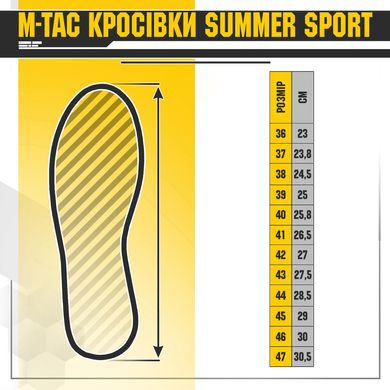 Кросівки літні мілітарі M-TAC SUMMER SPORT Армійська олива